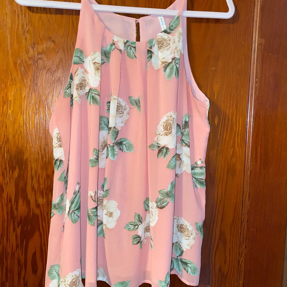 Floral tank top